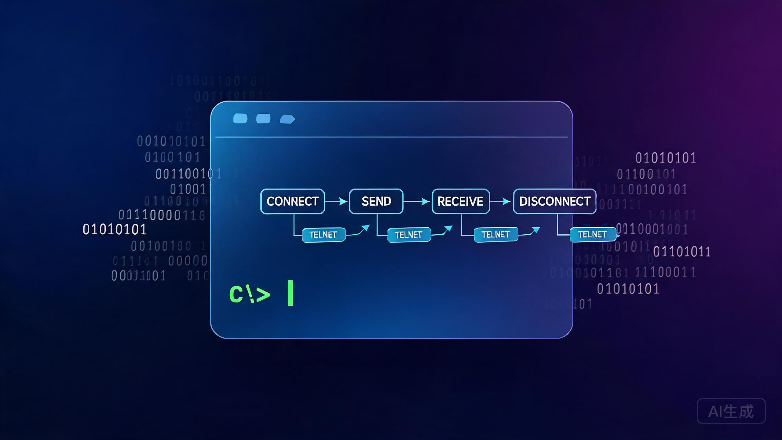 从零实现一个 .NET Telnet 客户端：协议原理、状态机设计与实战