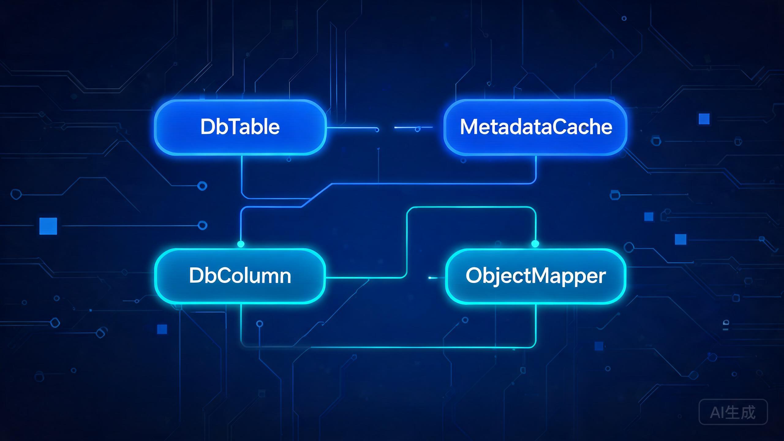 手写轻量级 ORM 实战：Database 抽象层 + MetadataCache 表达式树编译 + 三级缓存完整实现